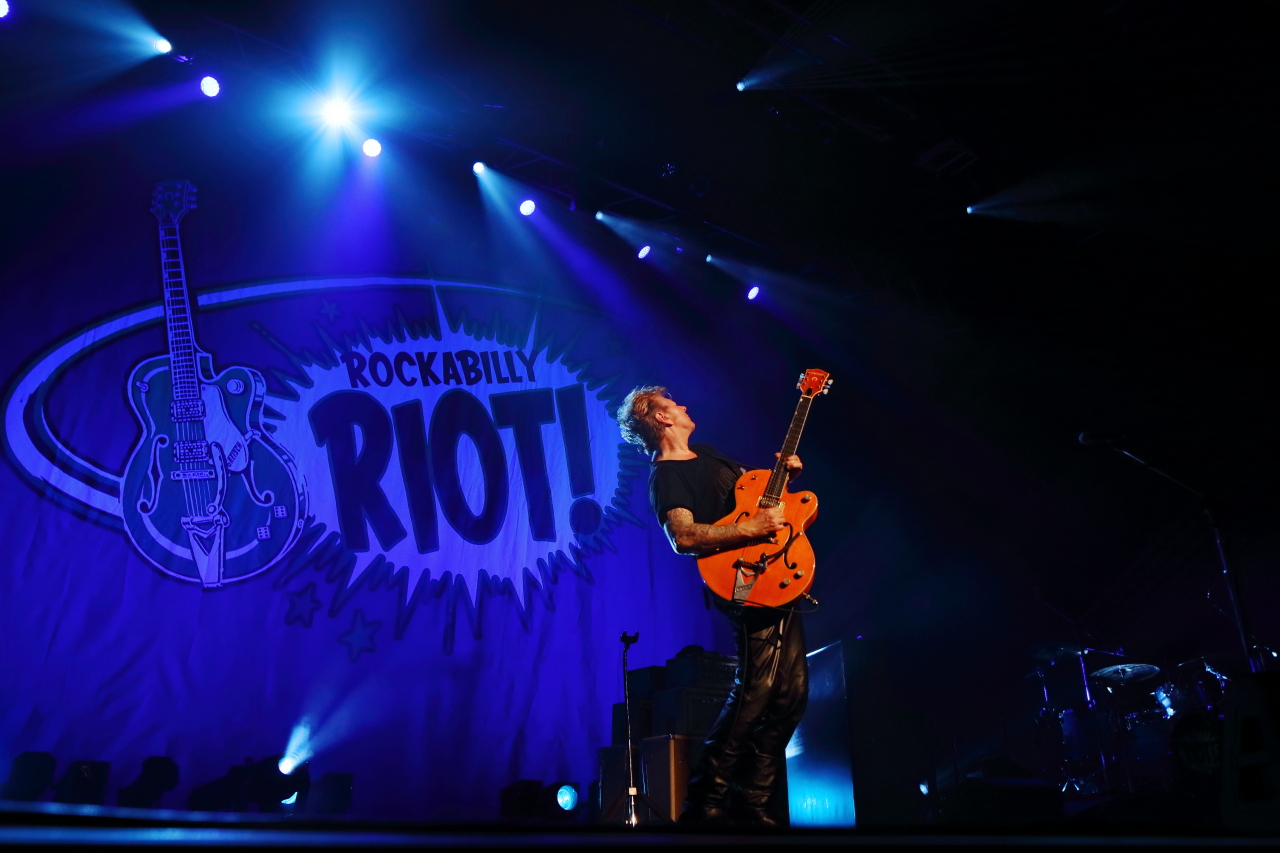 Check out the exclusive Brian Setzer performance video on Guitar World! -  Surfdog, Inc.
