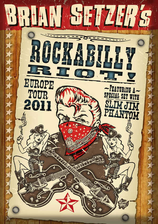 Brian Setzer's Rockabilly Riot! Tour Dates Surfdog, Inc.