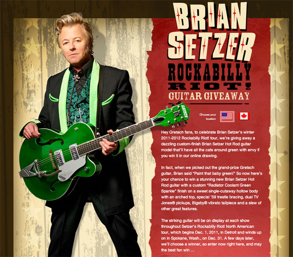 Click here to enter the Gretsch Guitar Giveaway!